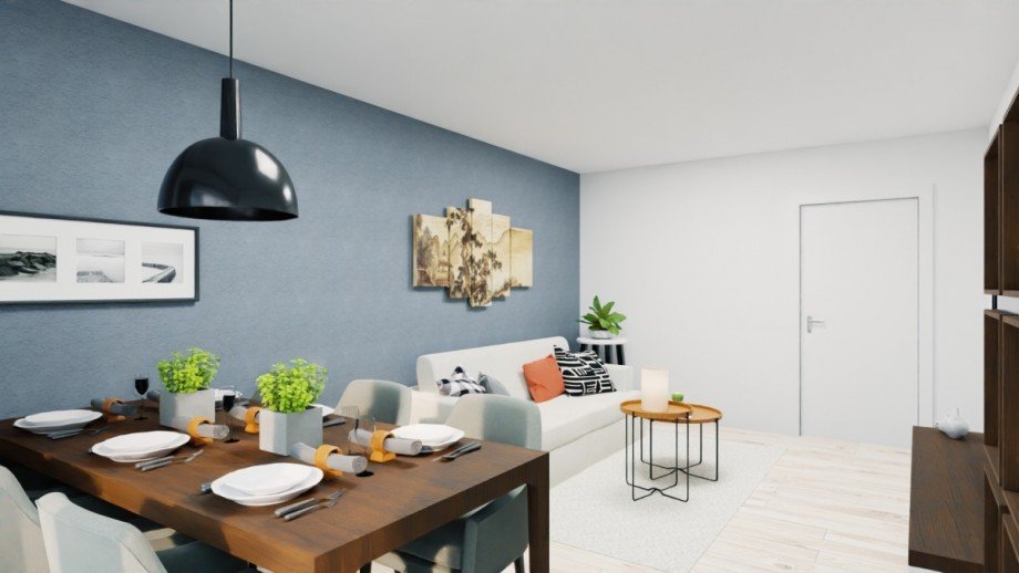 Visualisierung Essen/Wohnen Etagenwohnung M�nchen