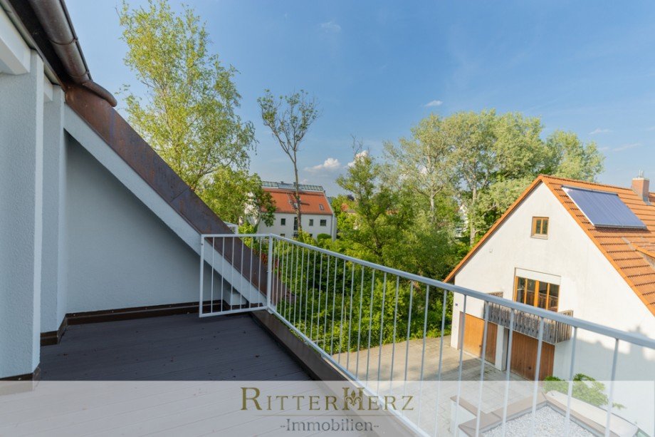 Dachterrasse Reihenhaus Oberschlei�heim