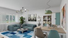 Wohnen/Essbereich ***VERMIETET!*** Ruhige Gartenwohnung mit bester Infrastruktur!