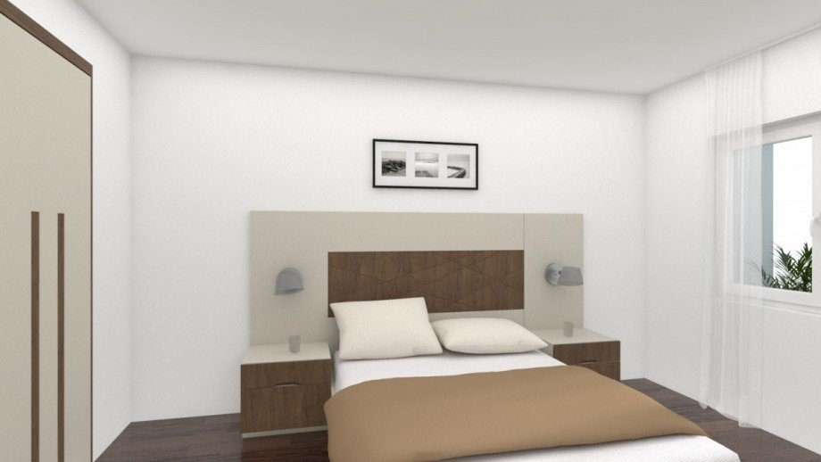 Beispiel Schlafzimmer Etagenwohnung M�nchen / Forstenried