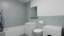 Badezimmer ***VERMIETET!*** Ruhige Gartenwohnung mit bester Infrastruktur!