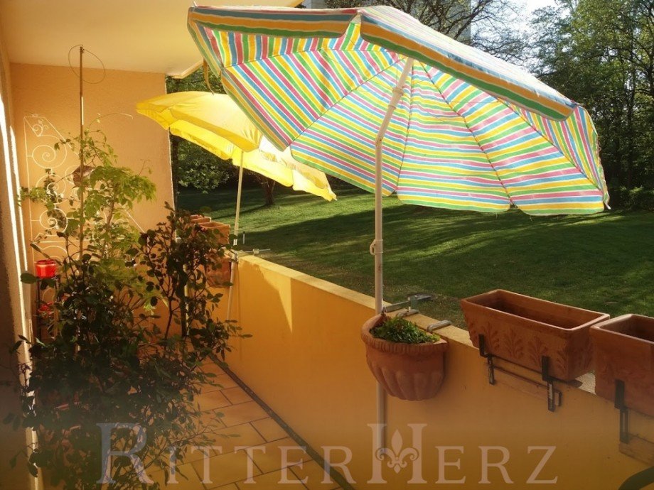 Balkon Erdgeschosswohnung M�nchen