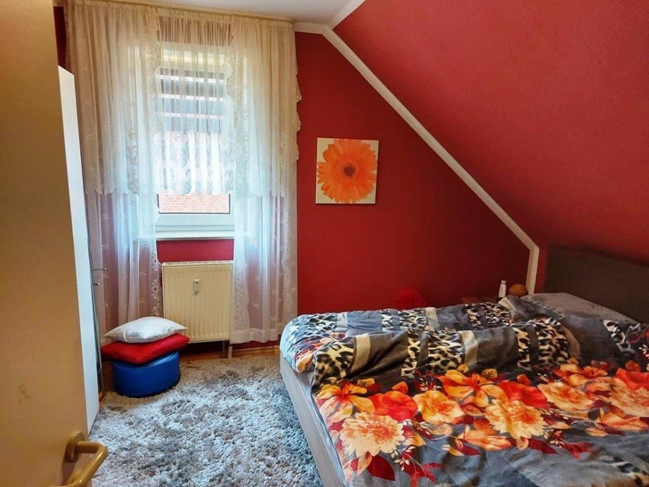 Schlafzimmer Dachgeschosswohnung Hermsdorf