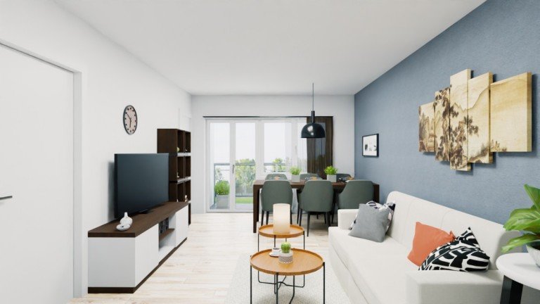 Visualisierung Wohn/Essbereich M�nchen - Berg am Laim Etagenwohnung ***VERKAUFT!***BERG AM LAIM - ZINSEN STEIGEN, JETZT KAUFEN!