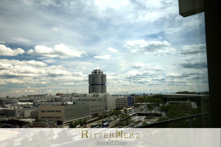 Aussicht vom 8. OG Etagenwohnung M�nchen