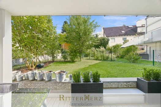 Hauptbild Hochwertige Gartenwohnung BJ 2020, über 92 m² Nfl., modernes 6 Parteienhaus, top Lage, A+ und ruhig!