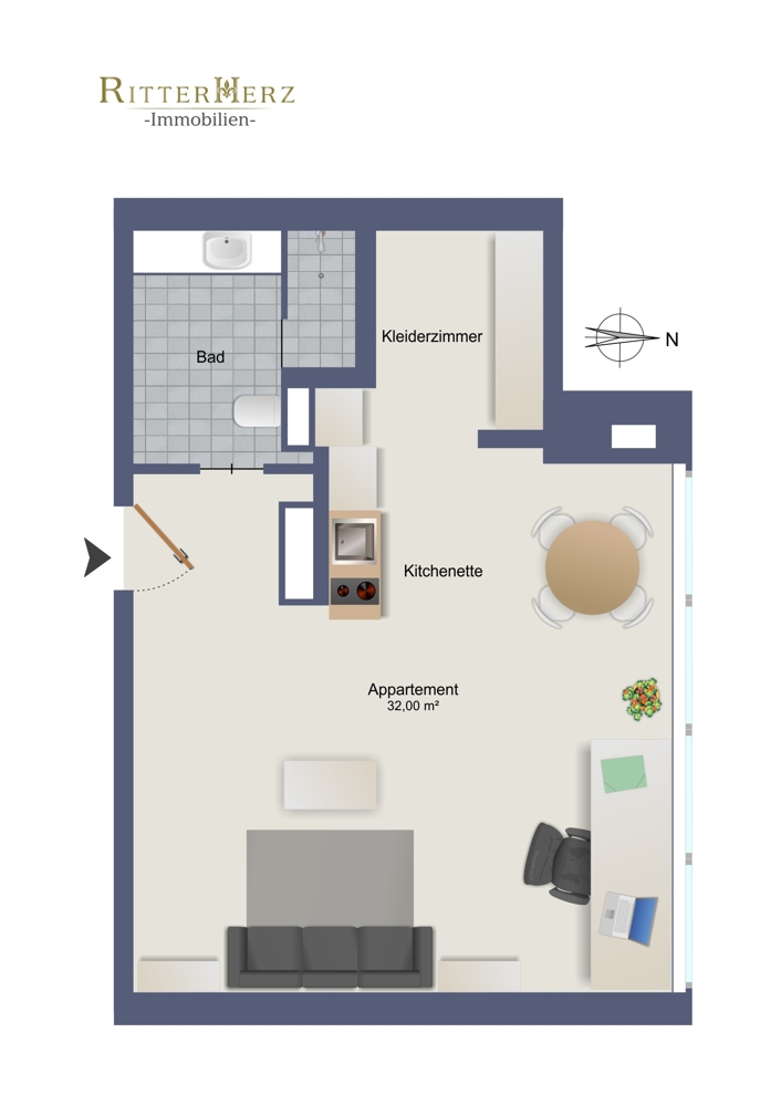 Grundriss Etagenwohnung M�nchen