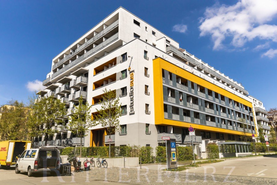 Hausansicht Dachgeschosswohnung M�nchen