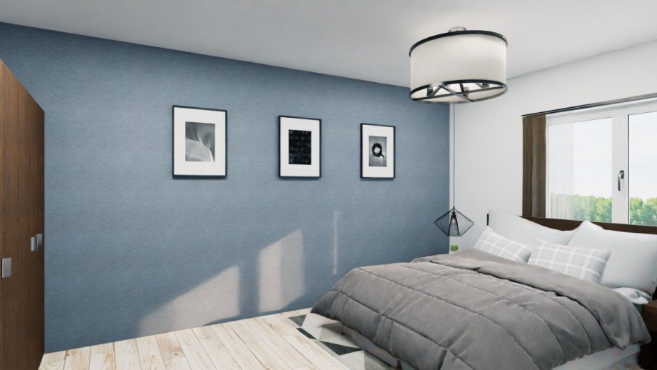 Visualisierung Schlafzimmer Etagenwohnung M�nchen
