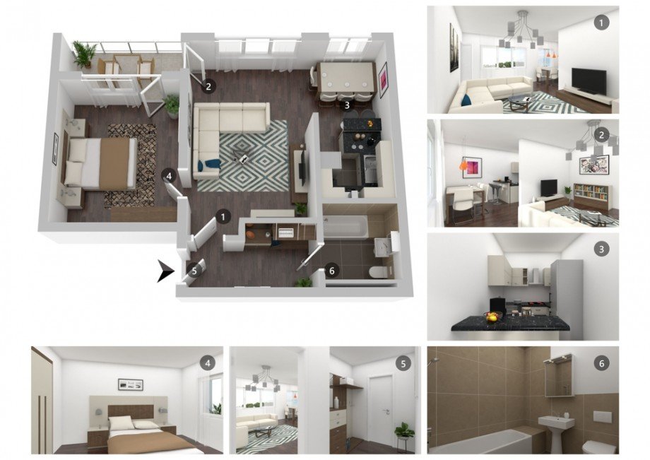  Etagenwohnung M�nchen / Forstenried