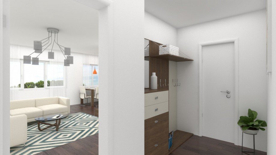Beispiel Diele/Wohnen Etagenwohnung M�nchen / Forstenried