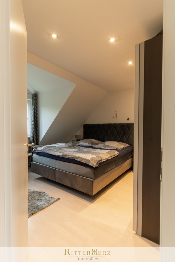 Schlafzimmer Maisonettewohnung M�nchen