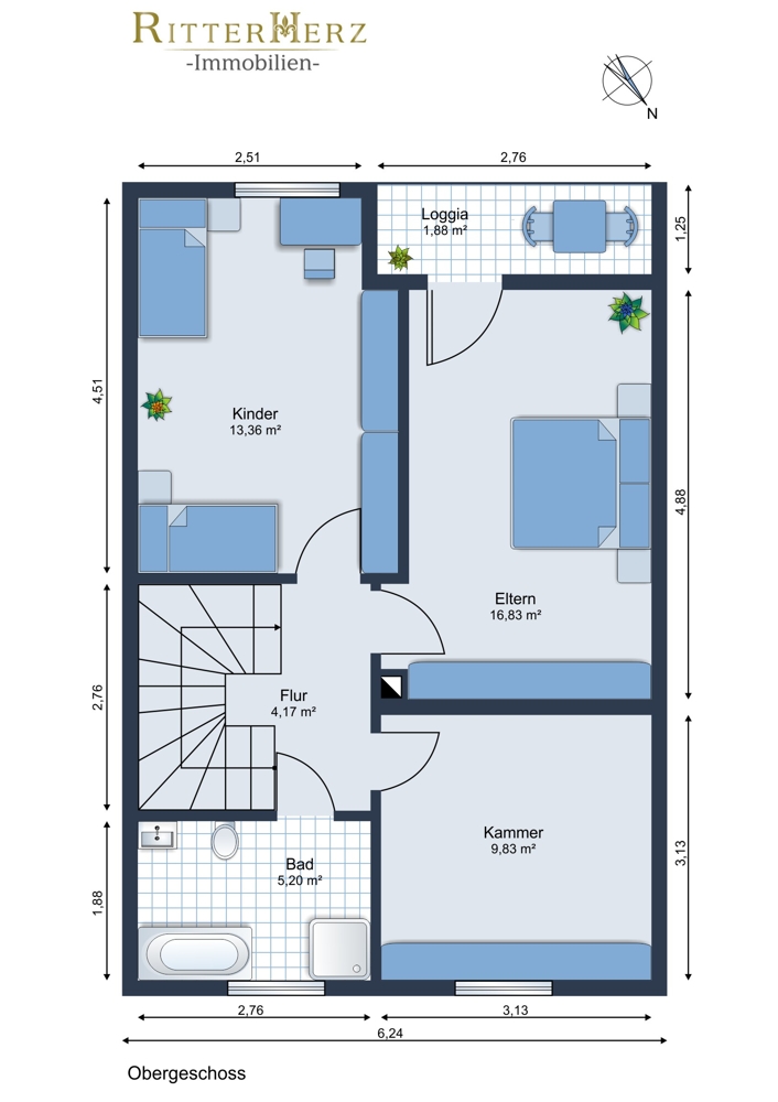 Obergeschoss Reihenhaus M�nchen / F�rstenried