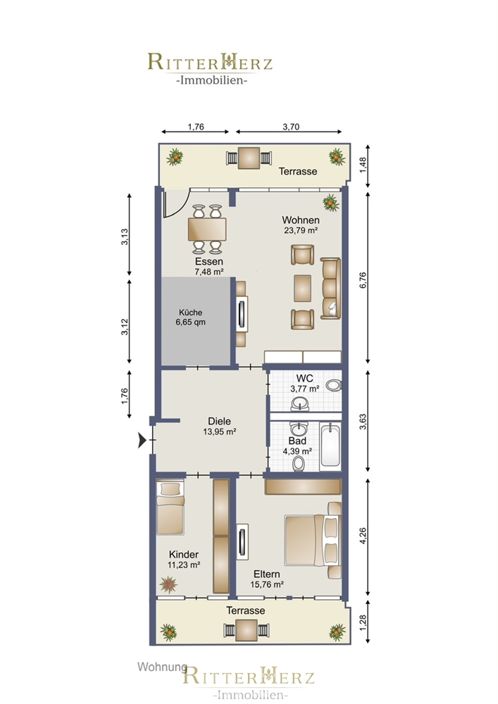 Stiftsbogen 1. OG Etagenwohnung M�nchen