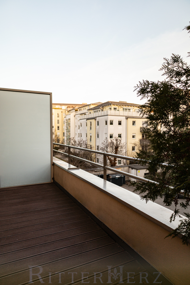 Terrasse Etagenwohnung M�nchen / Schwabing