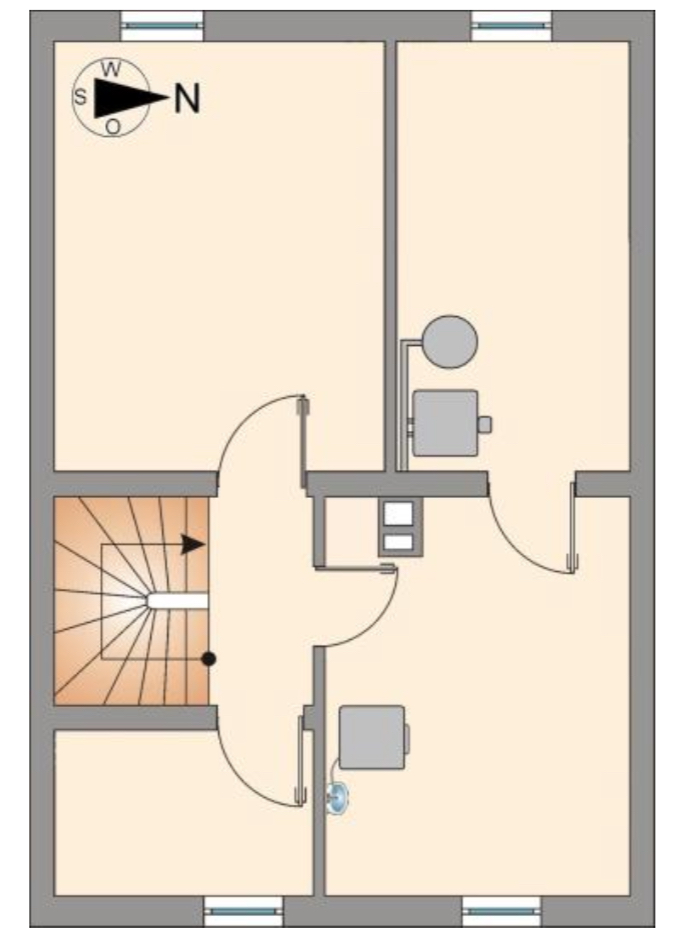 Untergeschoss Reihenmittelhaus Puchheim