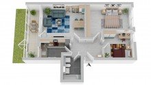 Grundriss ***VERMIETET!*** Ruhige Gartenwohnung mit bester Infrastruktur!