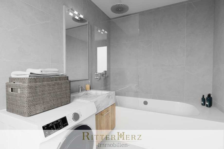 Vorschlag Badezimmer Dachgeschosswohnung M�nchen