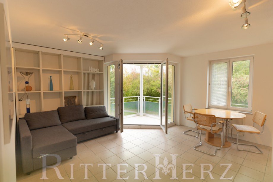 Wohnzimmer Etagenwohnung M�nchen