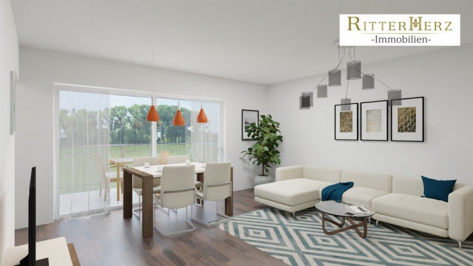 Virtuelles Homestaging Etagenwohnung M�nchen